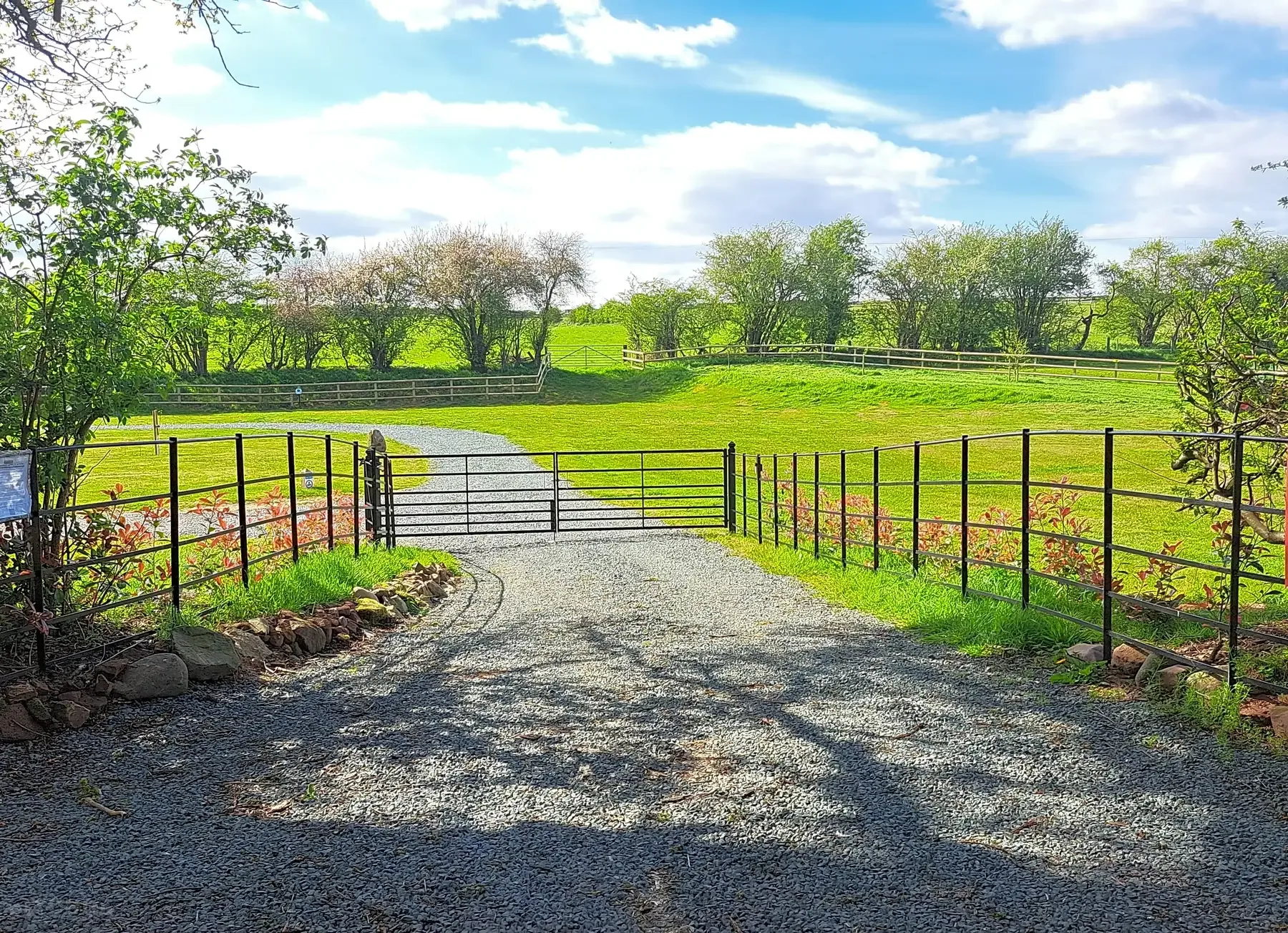 Willows Camping and Caravanning site in Shropshire countryside
